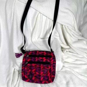 Kipling mini crossbody casual pink & black casual purse